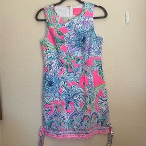 Lilly Pulitzer Pink and Blue Floral Dress